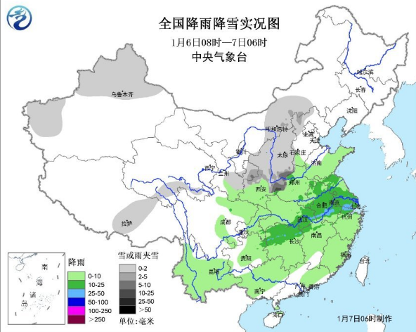 京津冀等地霾中迎雪1