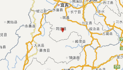 2017年1月18日四川筠连县发生4.3级地震1