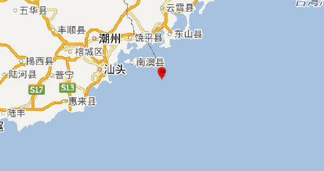 2017年1月19日广东汕头地震漳州有震感1