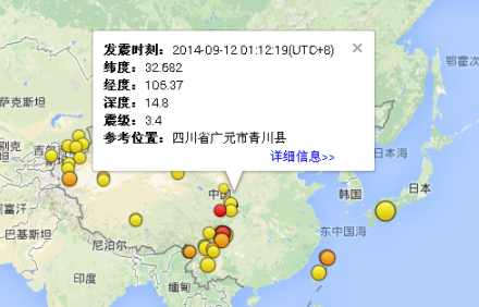 9月12日四川青川地震1
