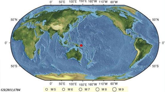 2018年10月11日巴布亚新几内亚地震最新消息1